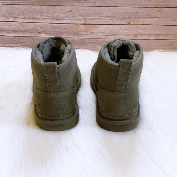 UGG Women’s Neumel Burnt Olive Suede Chukka Boots - Picture 6 of 8